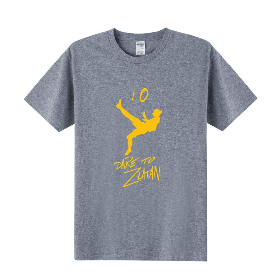 Aprendiz Perdido cable DARE a Zlatan Ibrahimovic T Shirts camiseta de los hombres de verano de  manga corta camiseta de algodón remata el envío libre OT-223