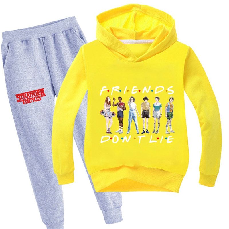 21 Sale Stranger Things Kids Set Long Sleeve Hoodie Pants Cotton Blend Multicolor Optional Kids Clothes Boys Girls Clothing From Buystore 21 23 Dhgate Com