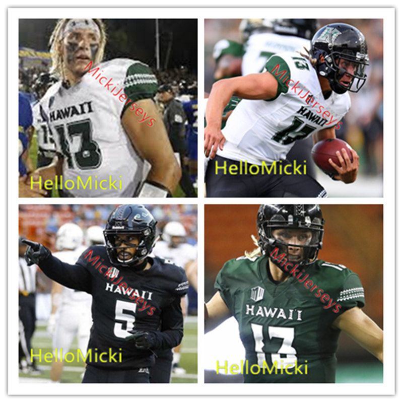 hawaii rainbow warriors football jersey
