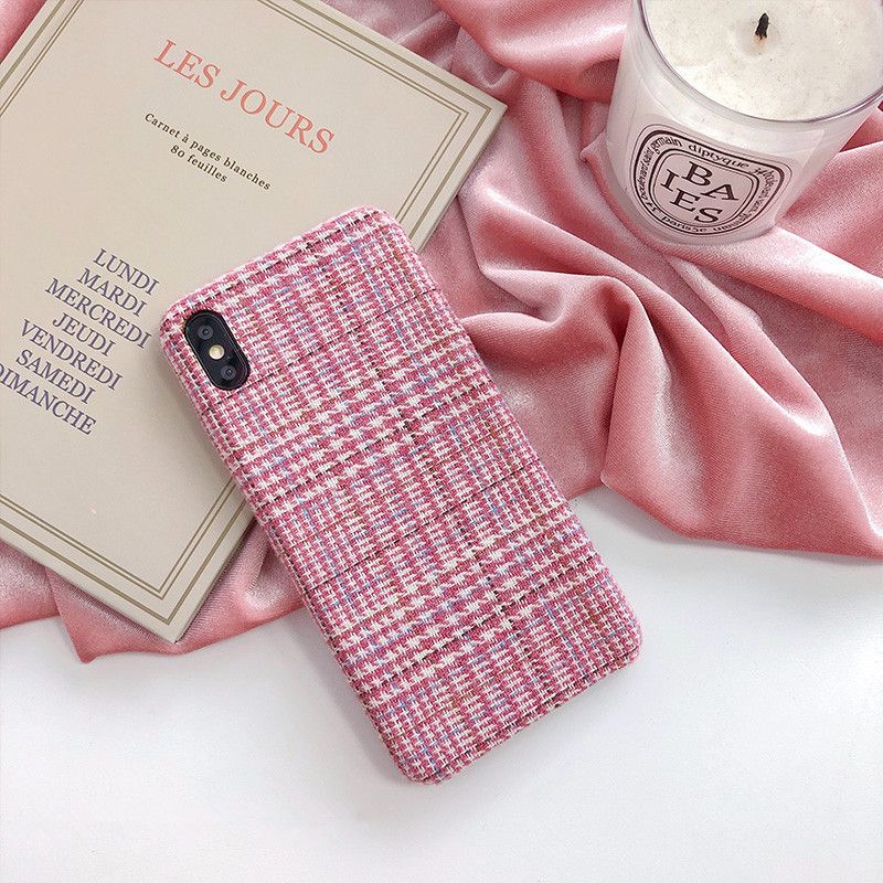2020 Smart2019 Pink Colour Plover Grid Apple Xs Max Xr Apply Hand Shell Iphone8plus 7p 6s Personality Korea Woman From Smartravel 32 85 Dhgate Com