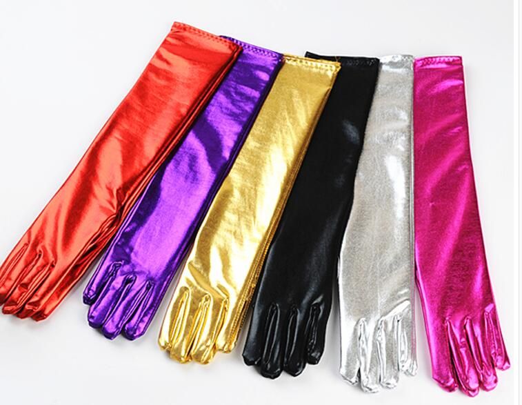 purple leather gloves mens