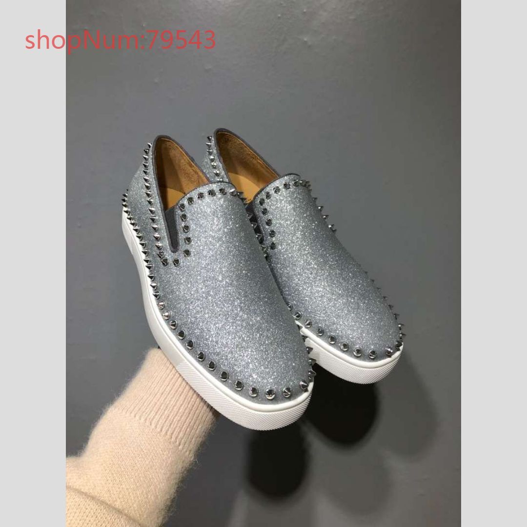 silver glitter red bottoms