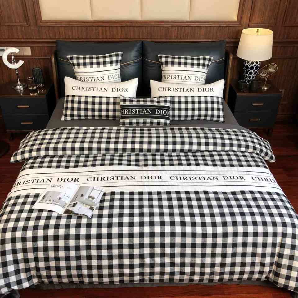 Luxury British Style Cotton Bedding Sets Bedclothes Duvet Cover