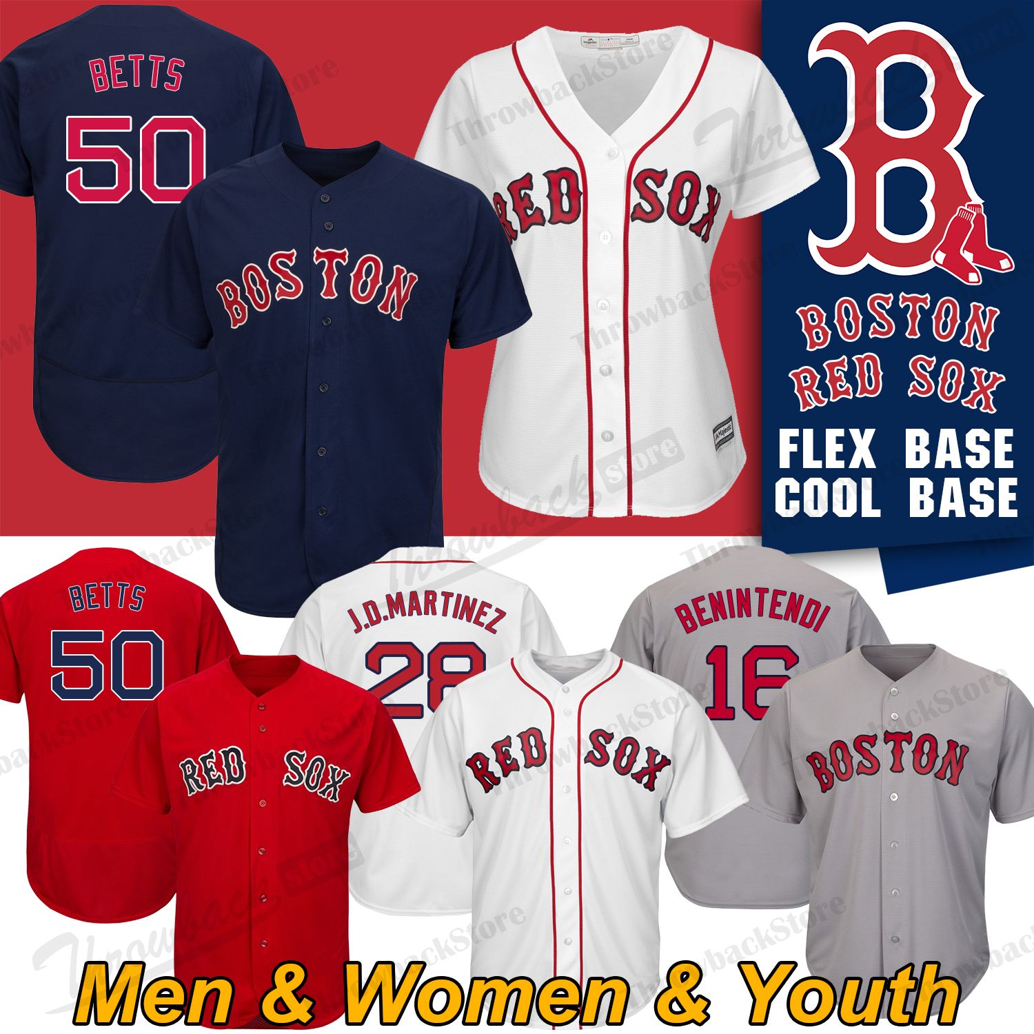 women's boston red sox jersey