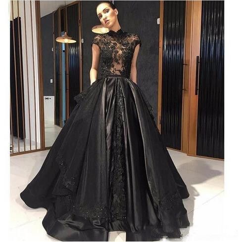 elie saab black lace dress
