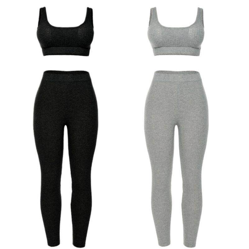 ribbed tracksuit set