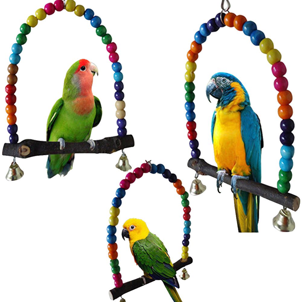 wooden parrots