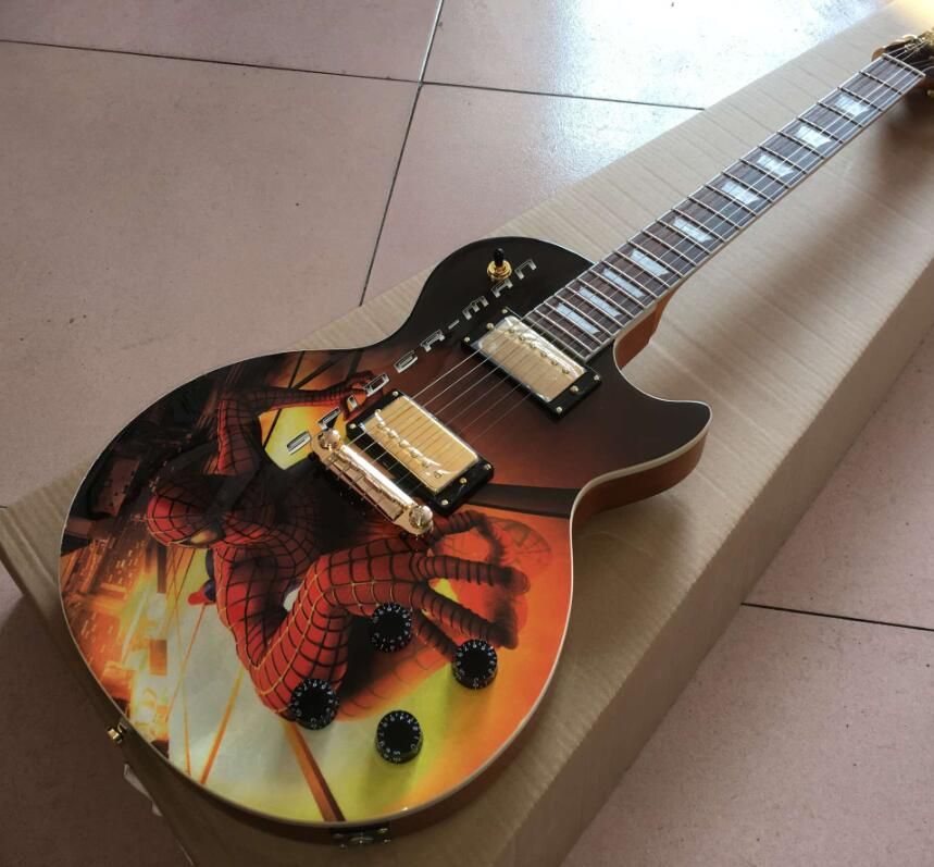 g estándar de de la guitarra eléctrica, cuerpo de diapasón de palo