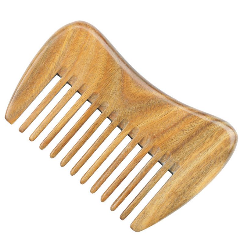 High Quality Handmade Personalized Wood Beard Comb Bulk Natural Wooden
