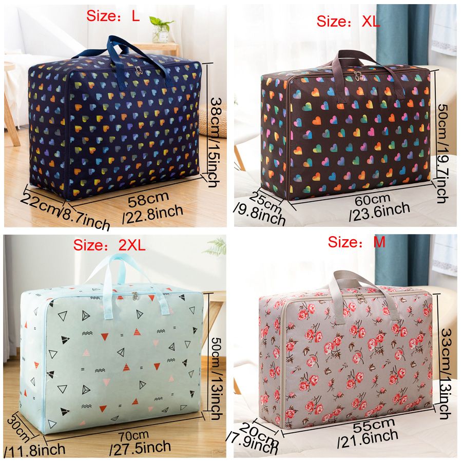 large zip bolsas for clothes