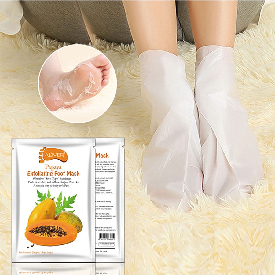 Exfoliating Foot Mask Socks For Pedicure Baby Foot Peel Feet Mask Skin