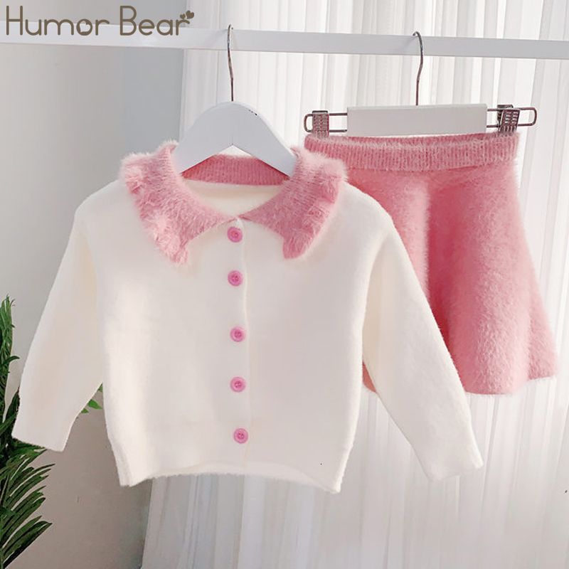 2019 New Arrival Girls Skirts Autumn Winter Children Buttons Clothes Kids