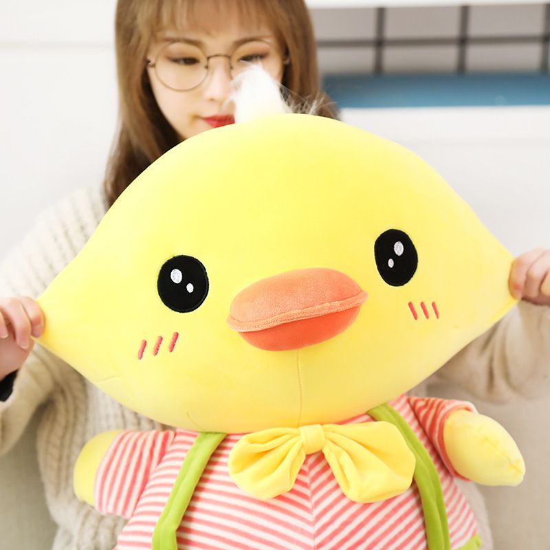 duck with glasses plush