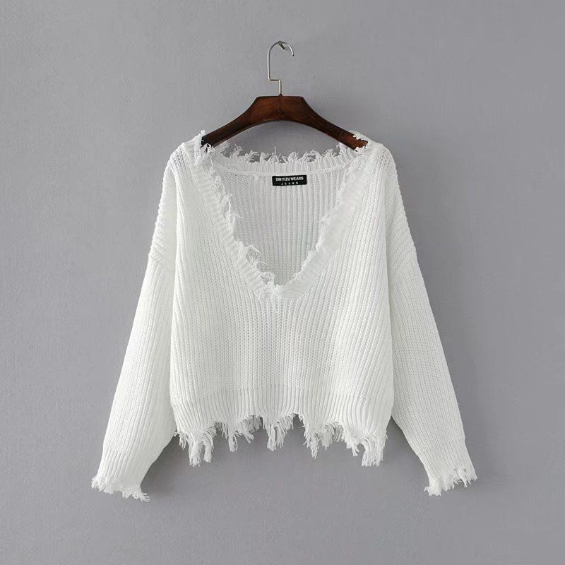 ripped sweater womens