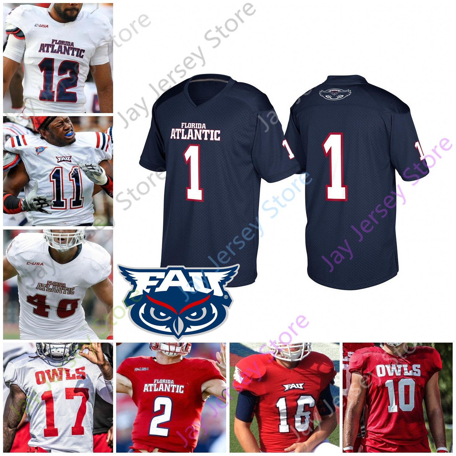 florida atlantic football jersey