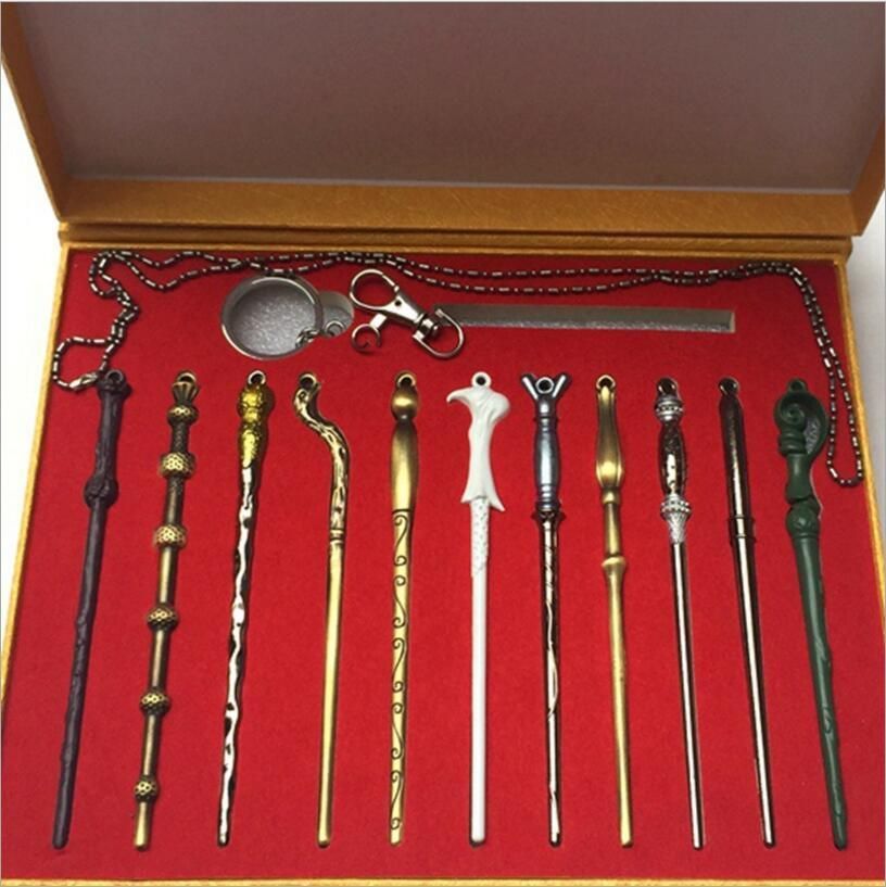 11Pcs 5" Set Harry Potter Sirius Voldemort Dumbledore Magic Stick Wand Set 11Pcs 5" Set Harry Potter Sirius Voldemort Dumbledore Magic Stick Wand Set
