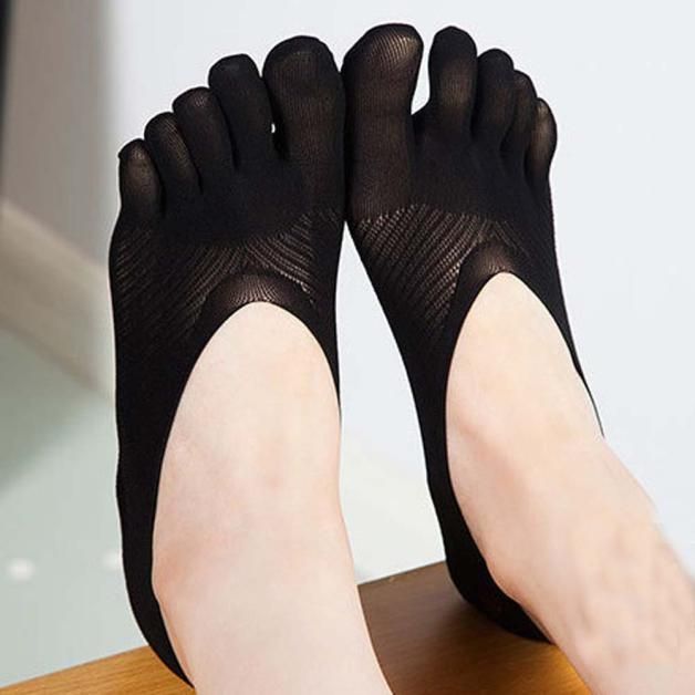 Download 2020 Lace Toe Socks Women Thin Short Ankle Invisible Socks ...