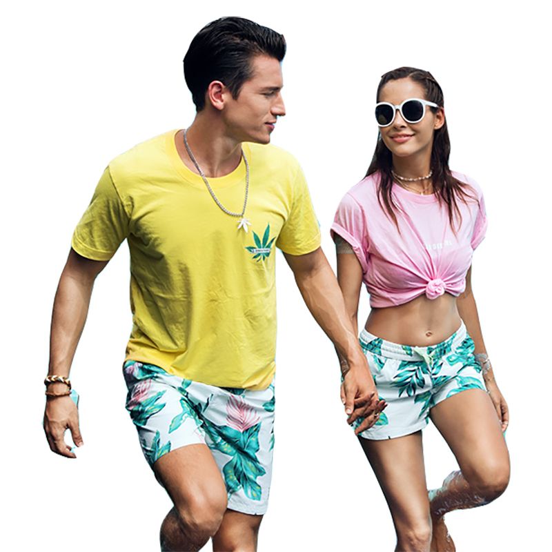 women's swimming shorts and t shirt