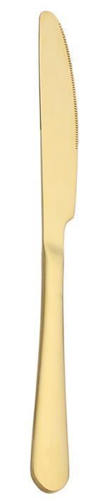 Gold dinner knife