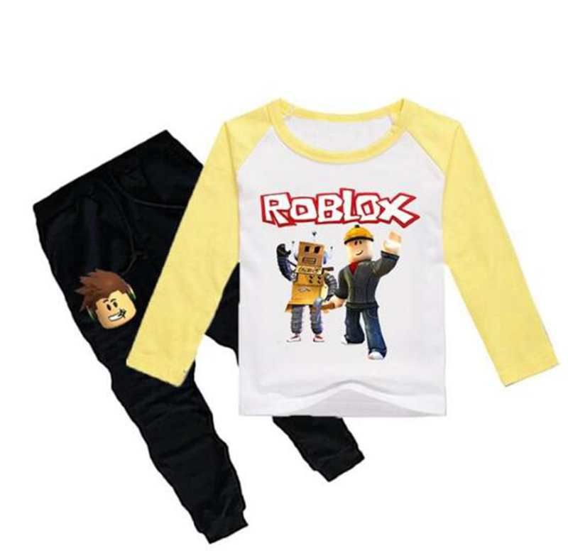 2020 New Spring Autumn Children Pajamas For Girls Teen Clothing Set Nightgown Roblox Game Pyjamas Kids Tshirt Pants Clothes 2 12y From Azxt51888 8 05 Dhgate Com - roblox nz buy new roblox online from best sellers dhgate