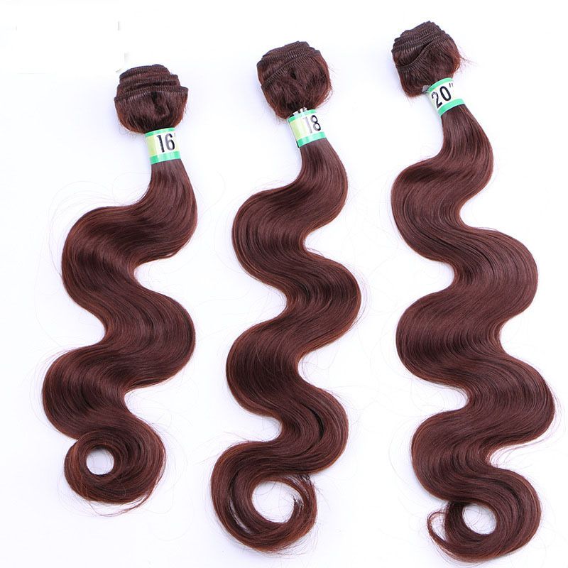 Ladies Body Wave Bulks Fashion Dark Brown Braiding Cornrows Hair