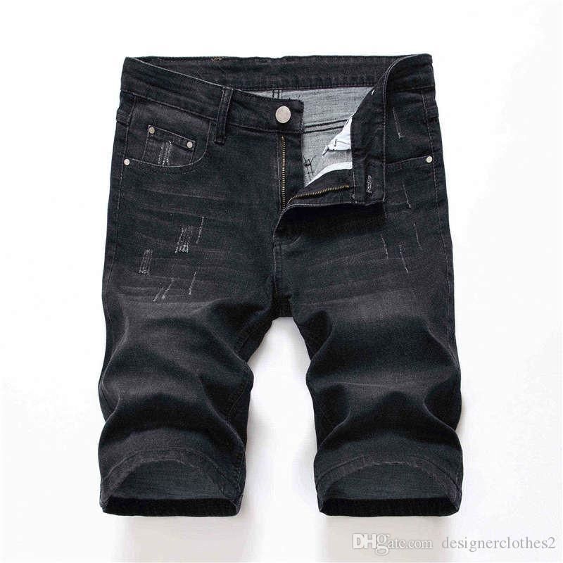 mens designer jean shorts