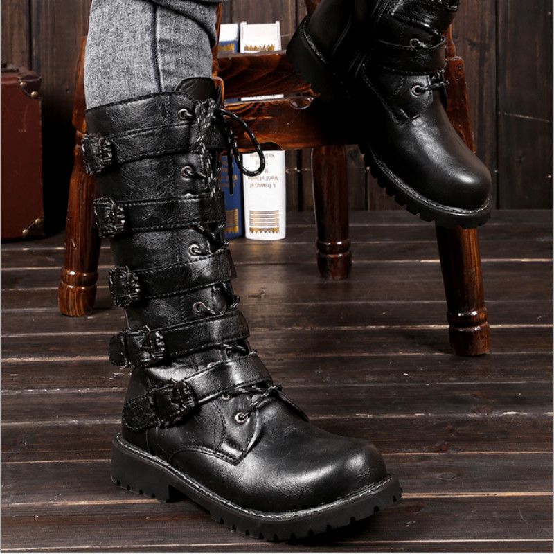 mens heavy metal boots