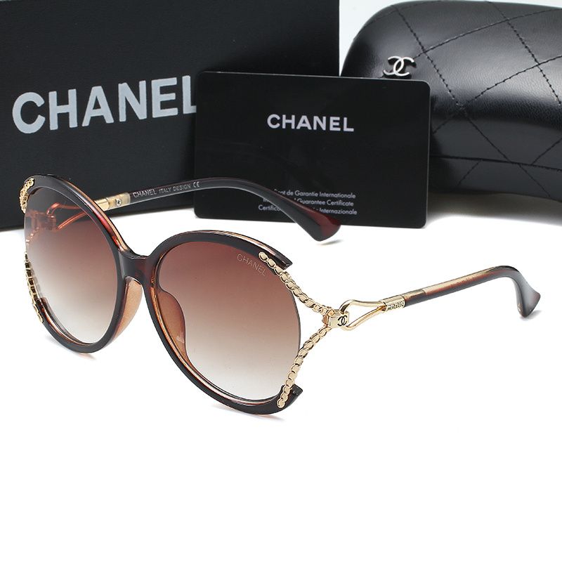 hombres de la moda Chanel Los de marca de lujo gafas de