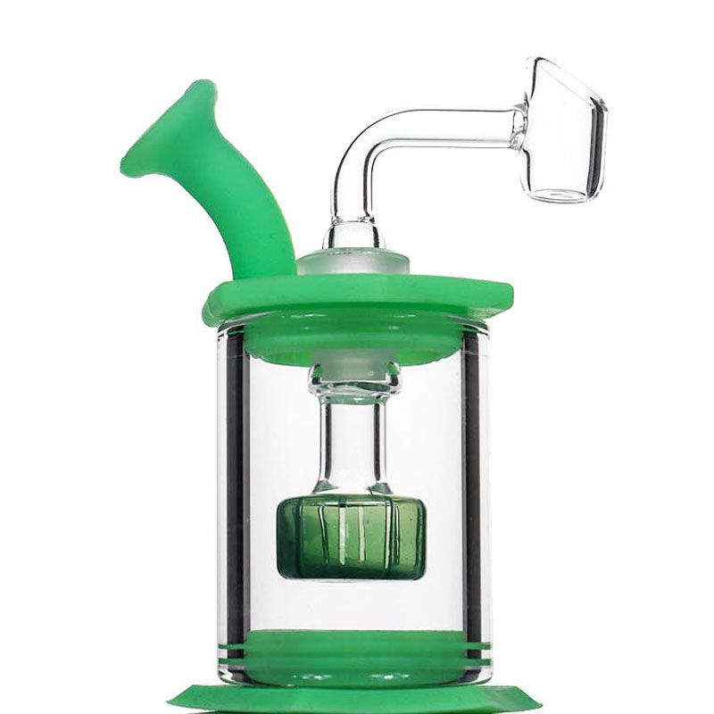 2021 Hot Selling Hookahs Silicone Bong Shower Head Percolator Dab Rigs