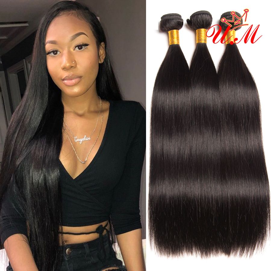 cheap human hair weave bundles brazilian straight human hair 4 bundles  brazilian straight weave hairstyles for fashion girl hair extension weave  weave