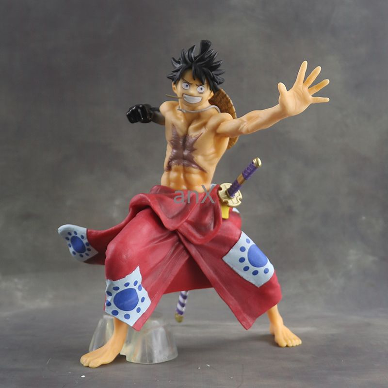 One Piece ROS Monkey D Luffy Action Figurine Toys 25 cm