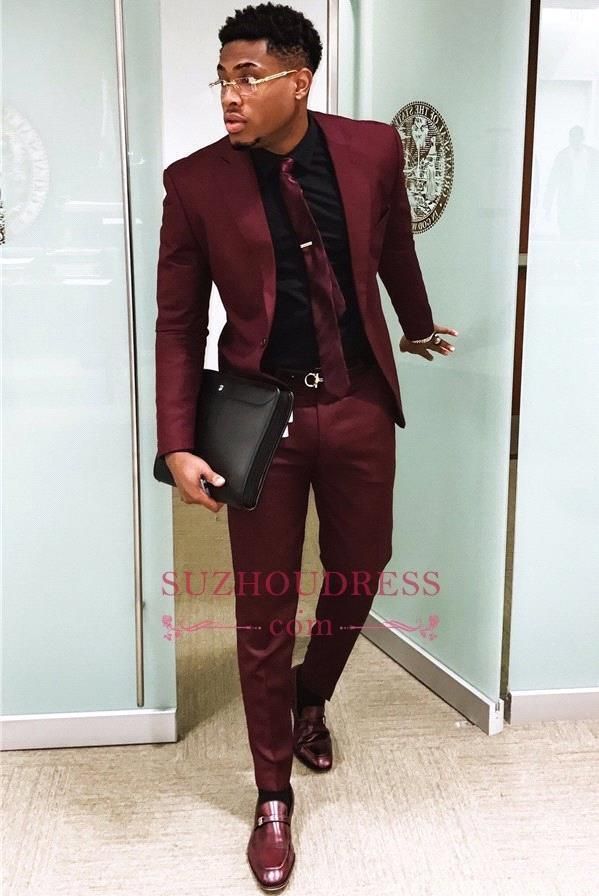 Compra Nuevos Trajes De Graduación De Borgoña Para La Boda Black Boys Junior  Prom Party Wears Classic Fit Los Mejores Trajes De Boda Para Hombre Txuedos  Por Encargo SU0029 Barato | Entrega
