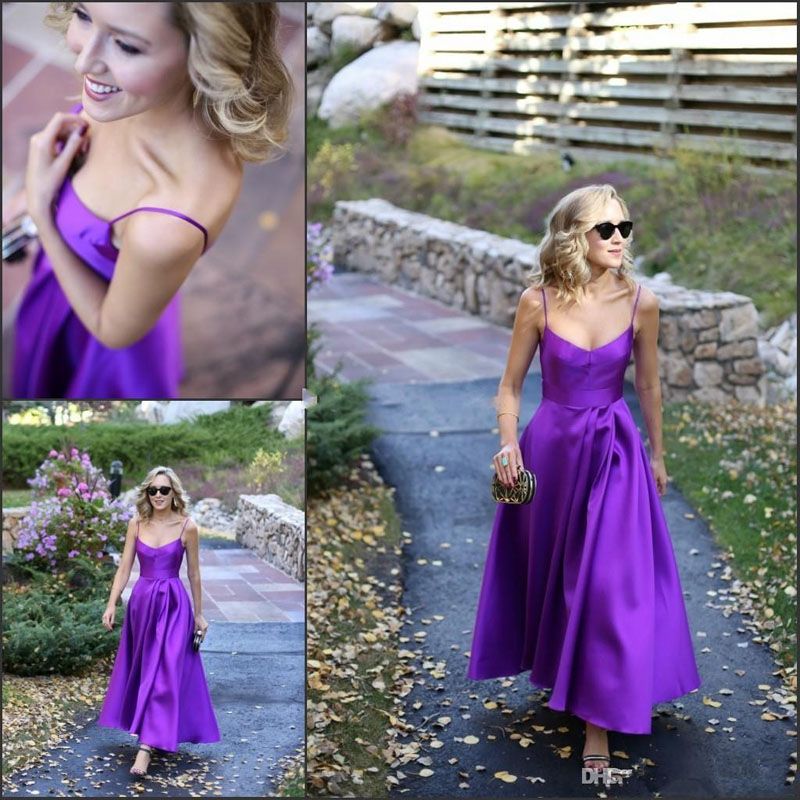 satin midi bridesmaid dress
