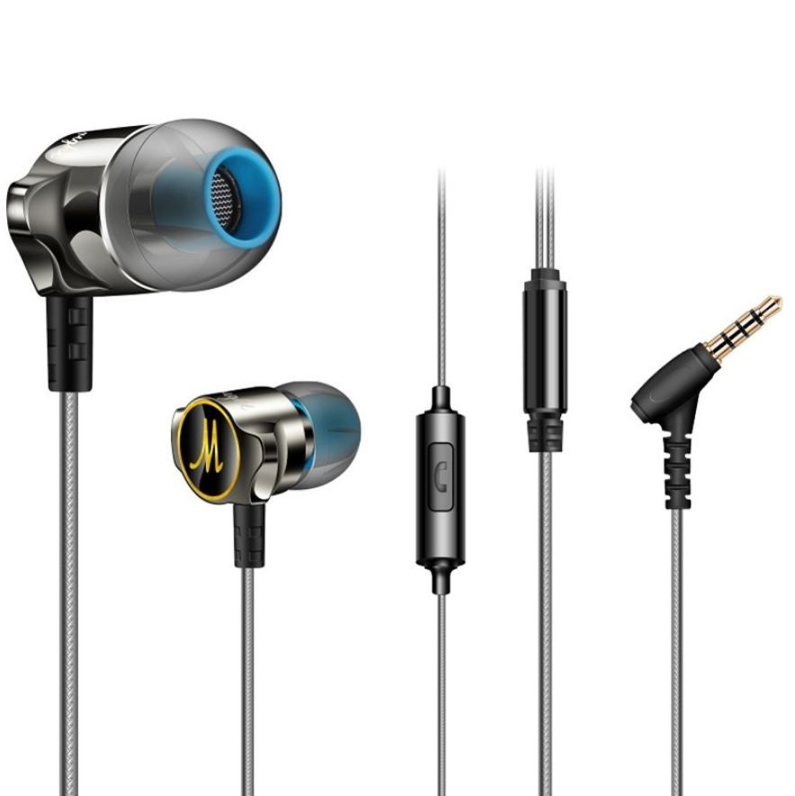 Melhor E Mais Barato Fones De Ouvido De Celular Recém Fones De Ouvido Qkz  Dm7 Edição Especial Banhado A Ouro Habitação Fone De Ouvido Ruído Isolando  Hd Hifi Fone De Ouvido Auriculares