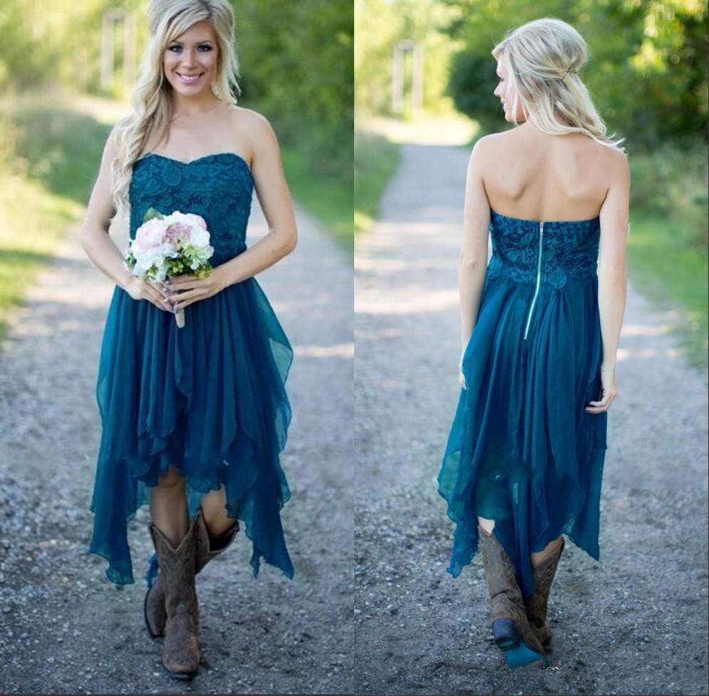 country style bridesmaid dresses