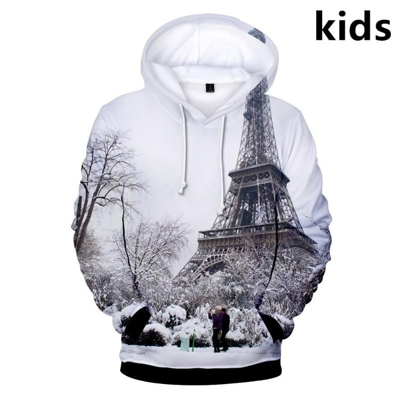 Paris Eiffel Tower Kid/'s T-Shirt Children Boys Girls Unisex Top