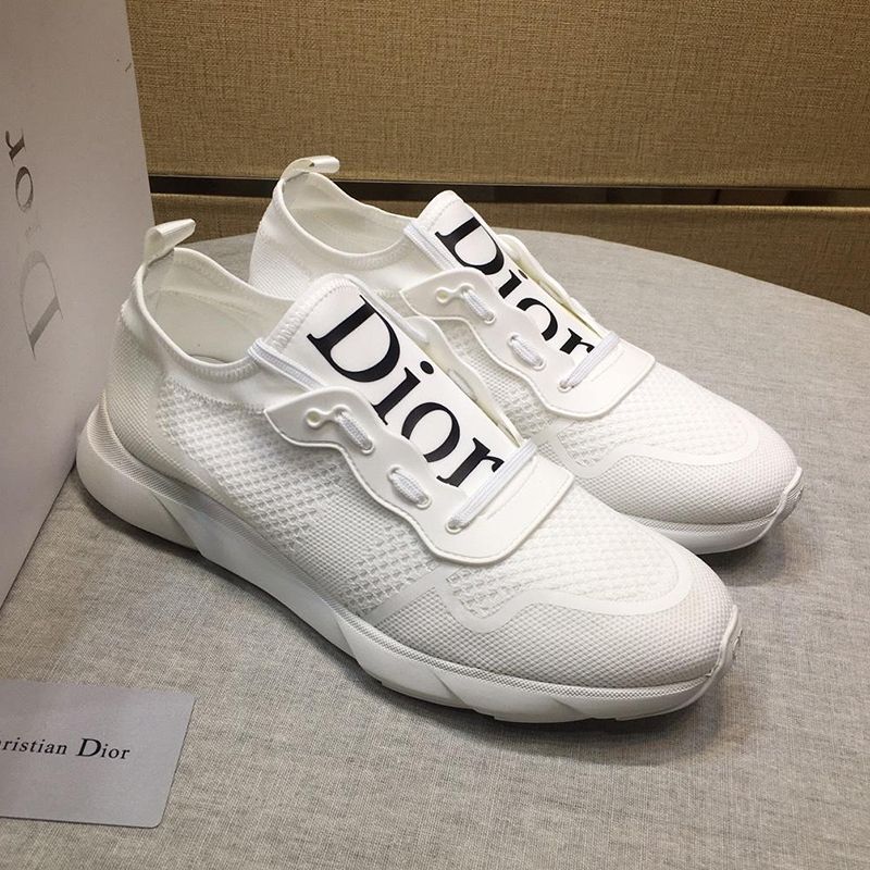 dior b21 neo white technical knit sneaker