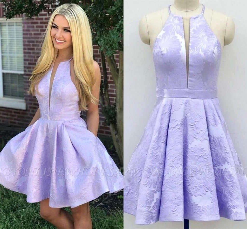 lilac homecoming dresses