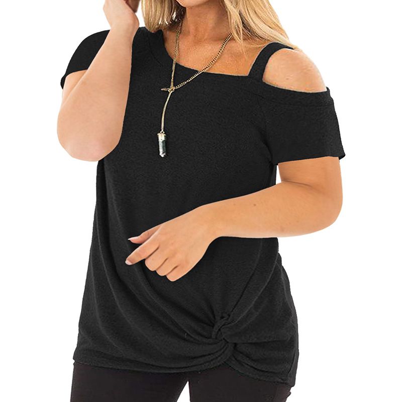 Compra Tops Para Mujer Camisetas Tallas Grandes Slash Neck Camiseta Para  Mujer 4XL Señora Casual Tops Moda Streetwear Manga Fría Ropa De Moda  Femenina Barato | Entrega Rápida Y Calidad | Es.Dhgate