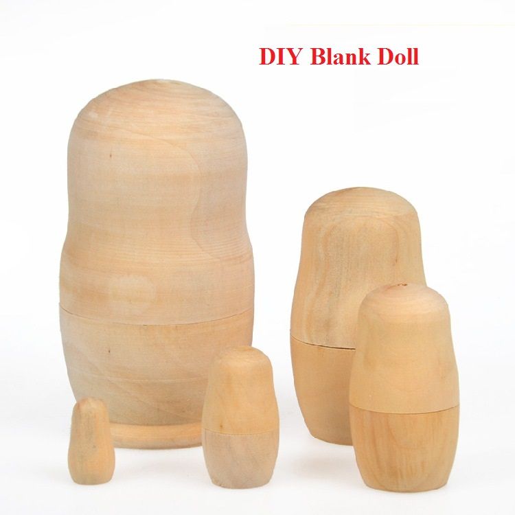 blank russian nesting dolls