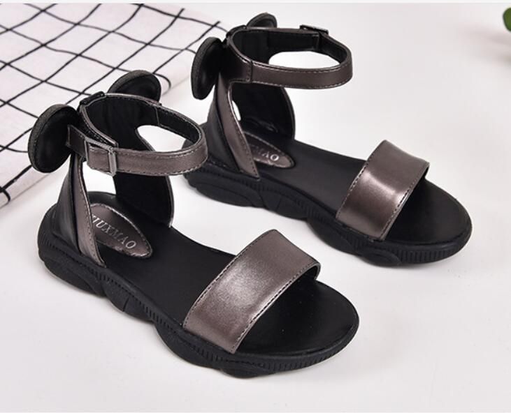 baby girl black sandals