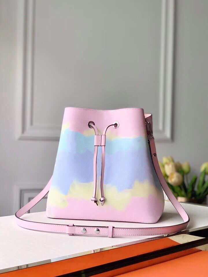 ESCALE NEONOE MM Tie Dye Bucket Bag For Womens Lightweight Drawstring Bag  With A Removable Strap For A Shoulder Or Cross Body Carry From  Maggielvxury, $393.23 | DHgate.Com