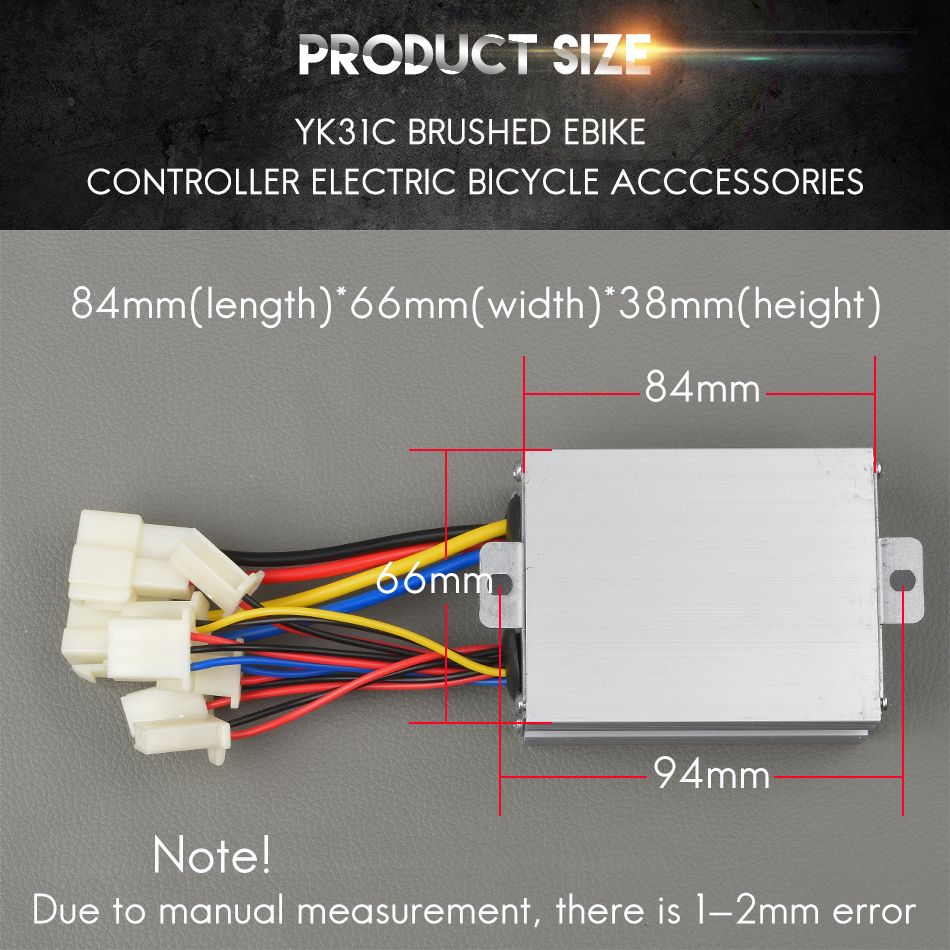 2020 36v 48v 500w Yiyun Yk31c Dc Motor Brushed Controller With Electric Bicycle Accessories Escooter Speed Controller From Sarach1208 25 12