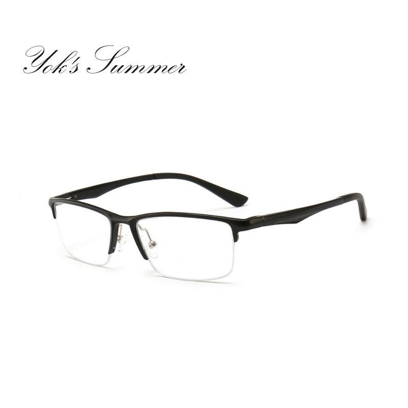 clear half frame glasses