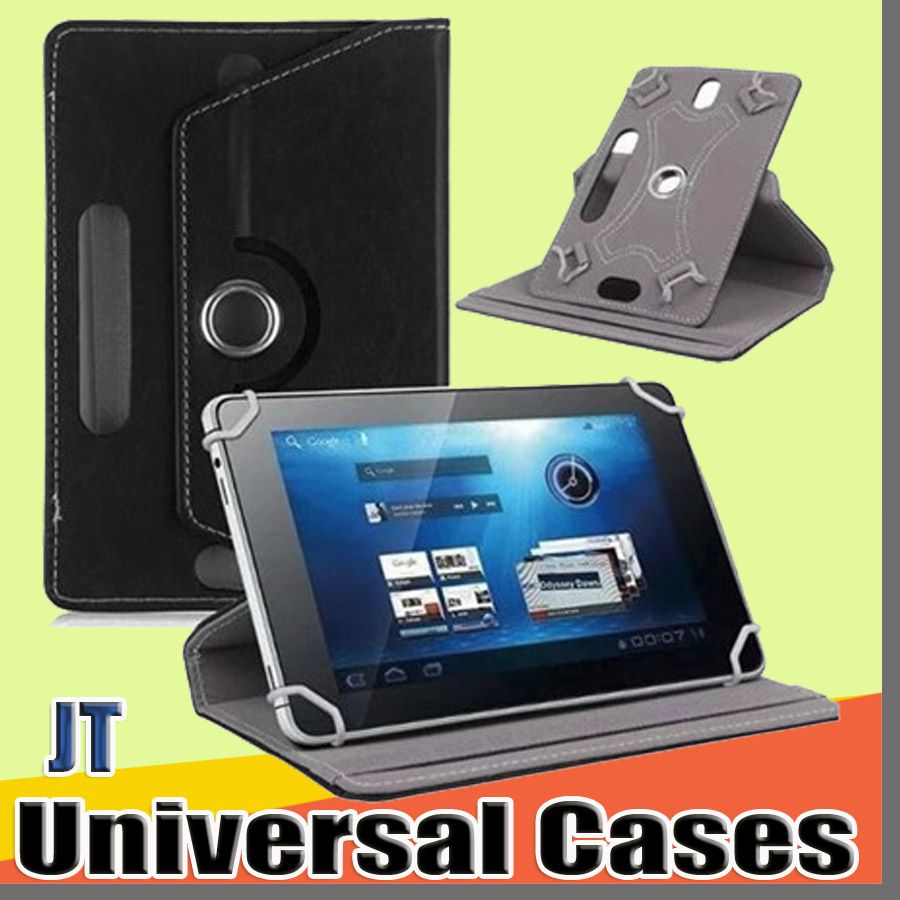 JT Wholesale Universal Cases For Tablet 360 Degree Rotating Case 7 8 9 Inch Fold Flip Covers