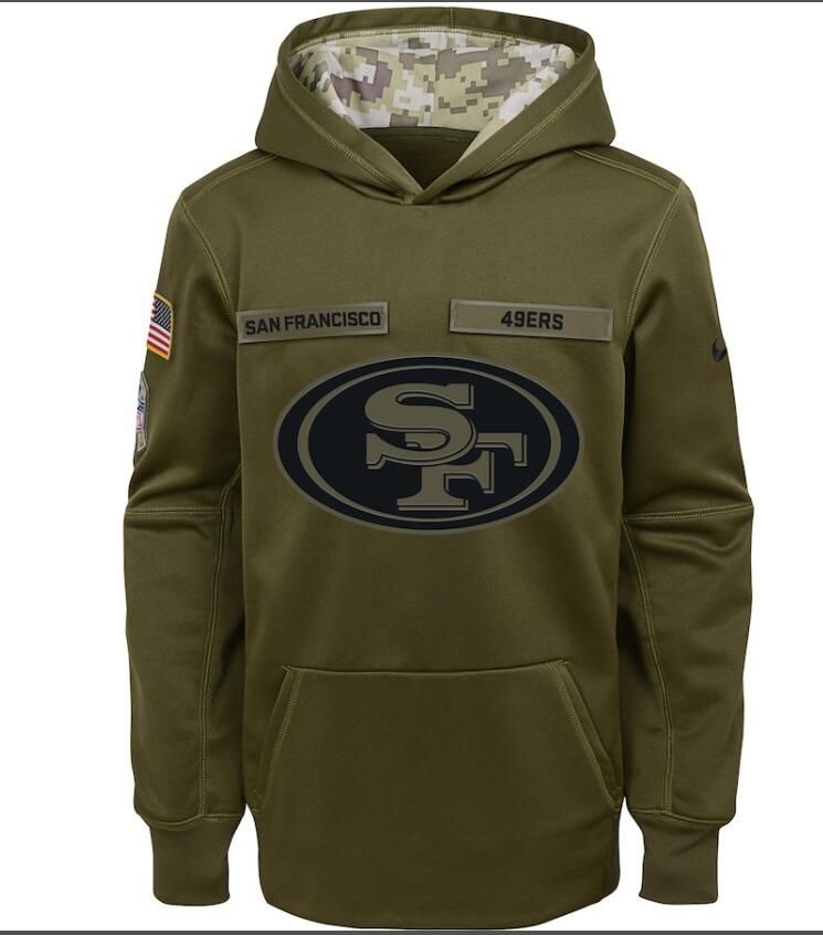 49ers salute to service hoodie xl