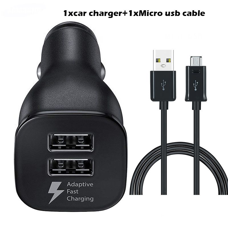 Carregador 2USB + Micro Cable