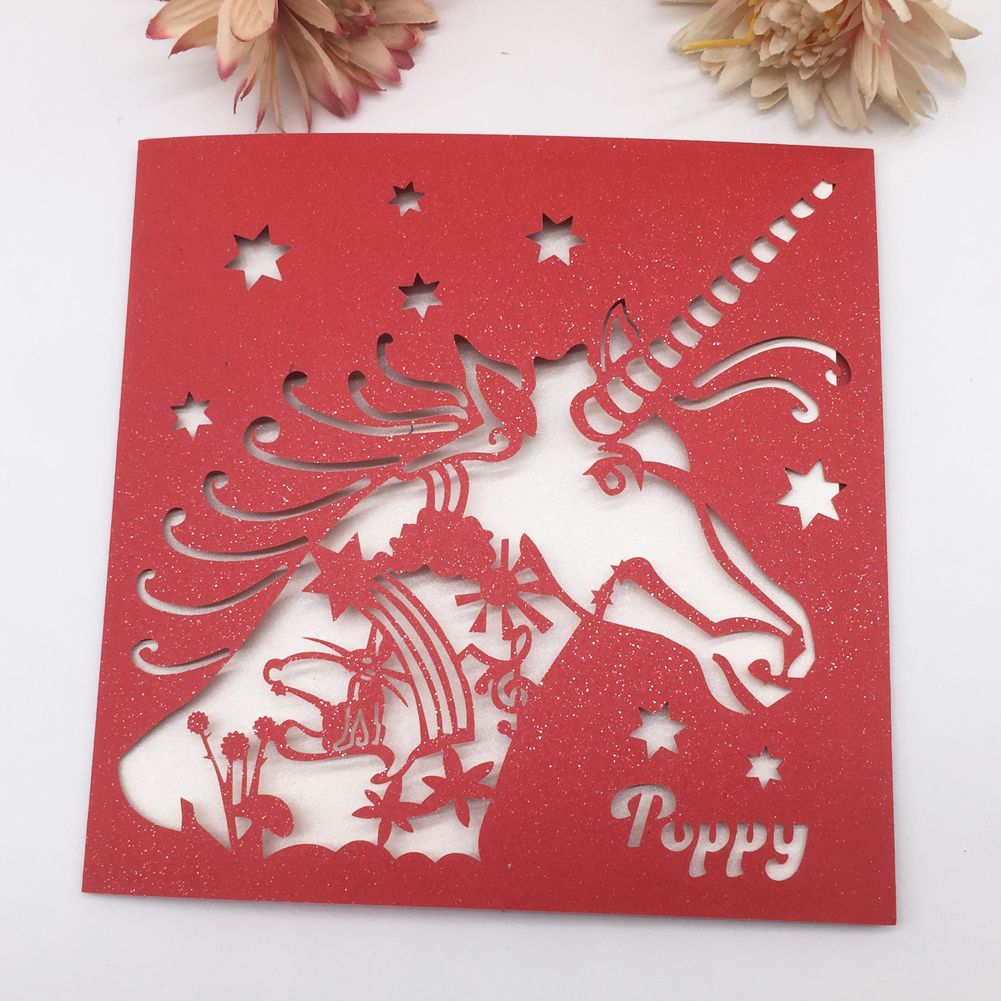 Hollow Laser Cut Wedding Invitation Cards Sweet Bridal Shower Invitations Decoration With The Unicorn Pattern Wedding Invitations Design Wedding Invitations Melbourne From Jininghaoze888 0 85 Dhgate Com