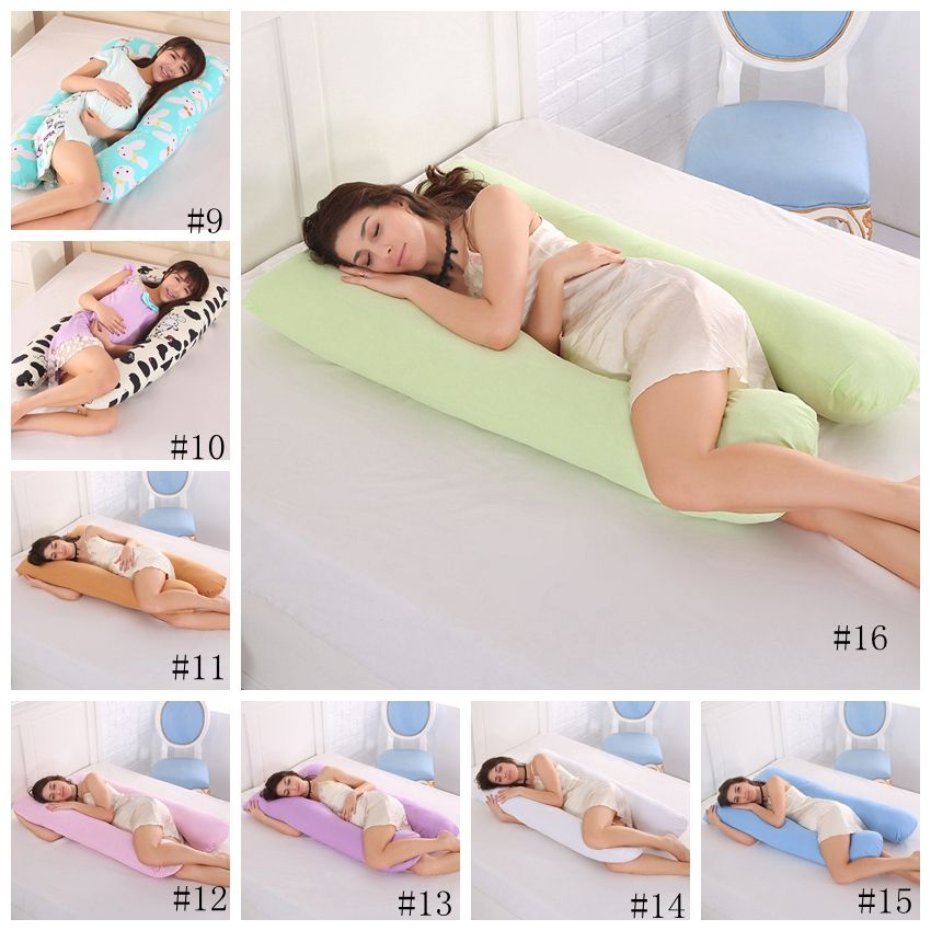 2019 U Shape Maternity Pillows Pregnancy Side Sleepers Bedding