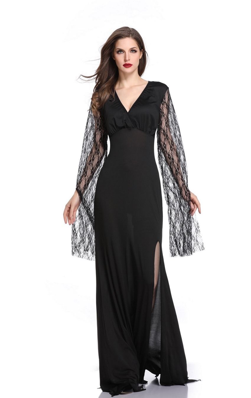 Compra 2019 Sexy Bruja De Disfraces Para Adultos De Halloween Vestidos De  Brujas Para Mujeres Ropa De Carnaval Traje De Hadas Cosplay Fiesta Vestido  Largo Barato | Entrega Rápida Y Calidad | Es.Dhgate